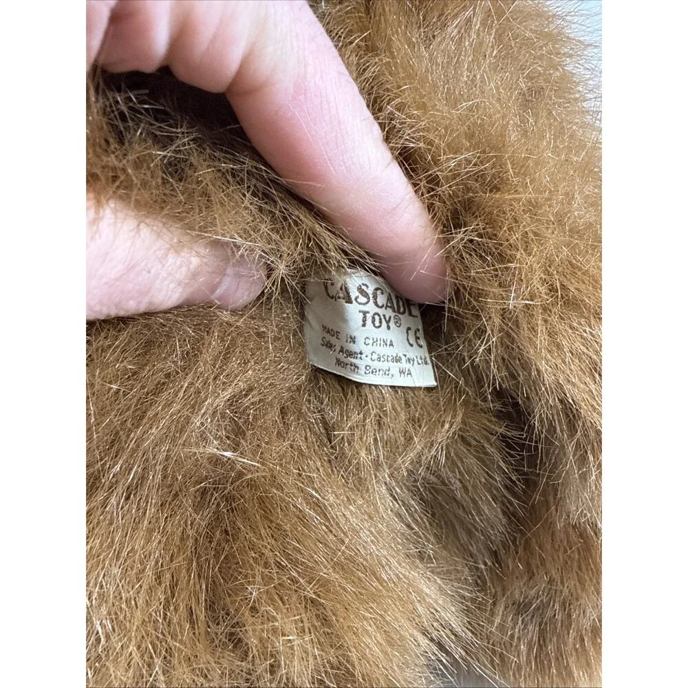 Vintage Cascade Toy Woolly Mammoth Puppet Plush
